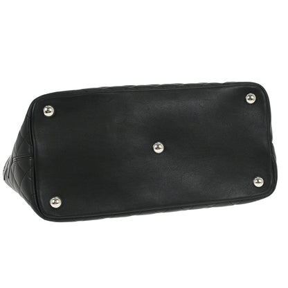 Chanel Black Calfskin Cambon Ligne Tote Handbag