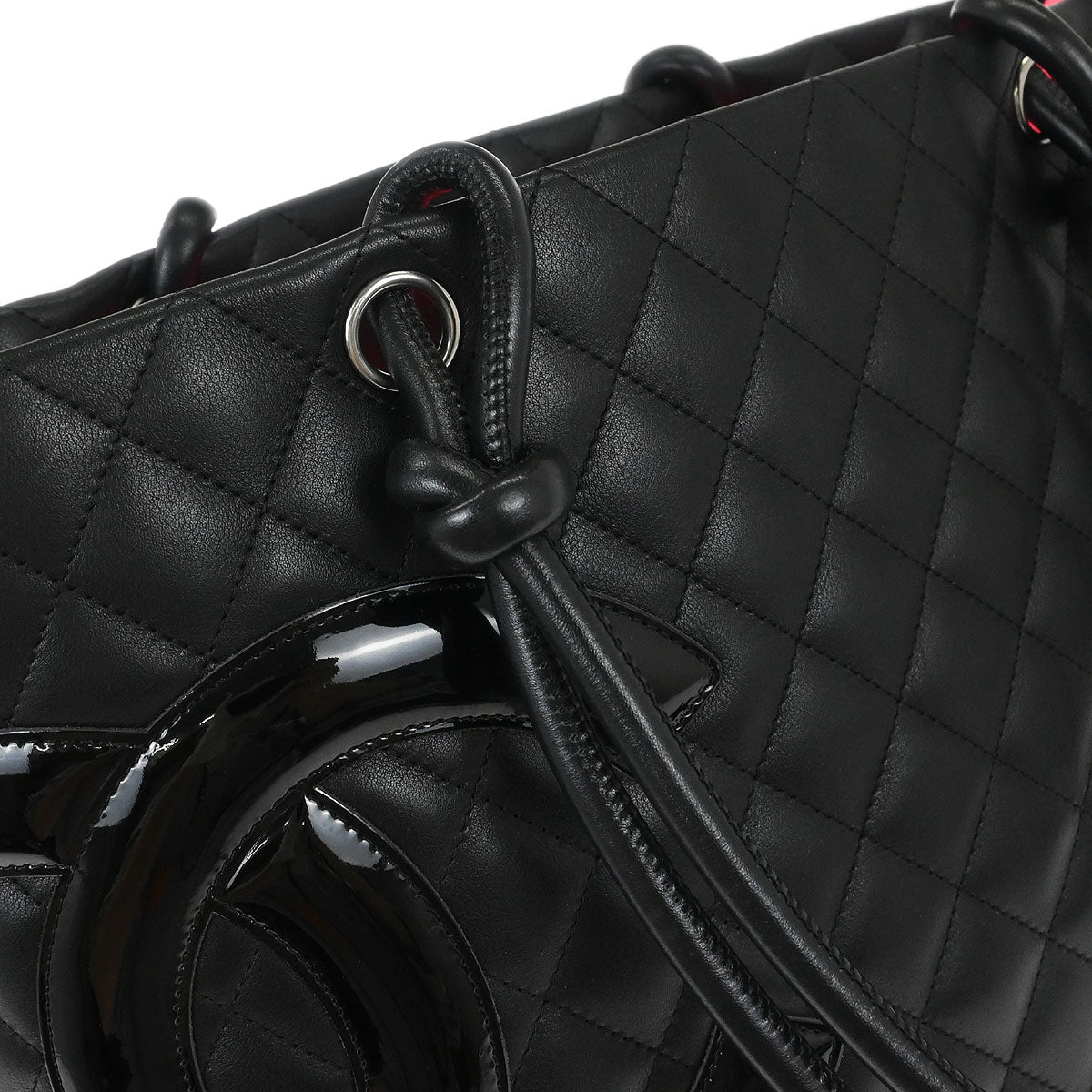 Chanel Black Calfskin Cambon Ligne Tote Handbag
