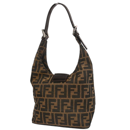 Fendi Brown Canvas Zucca Handbag