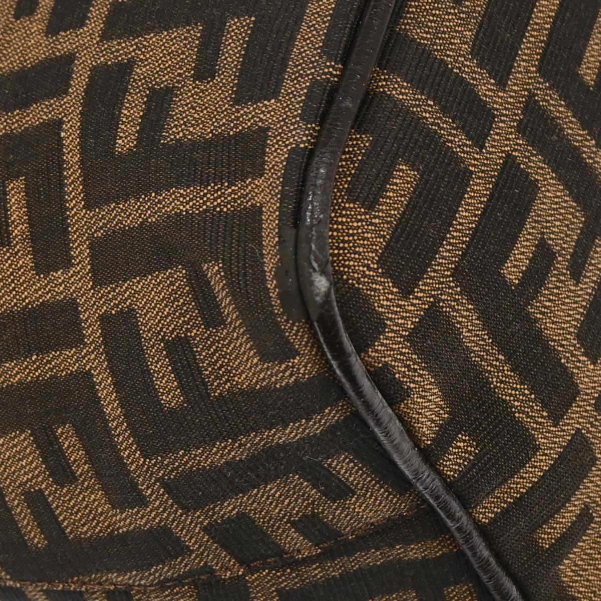 Fendi Brown Canvas Zucca Handbag