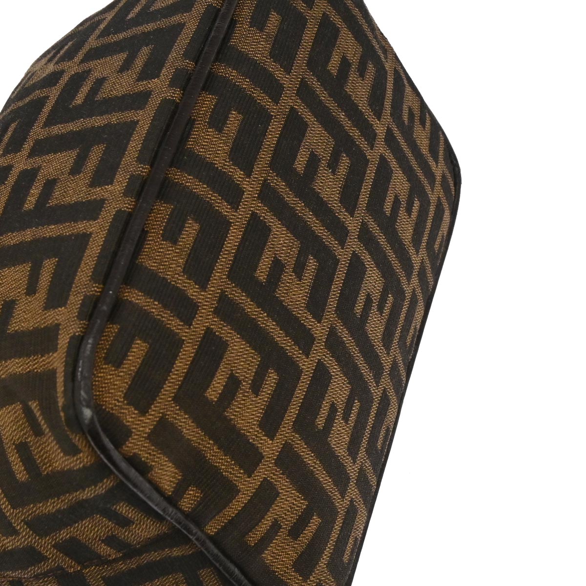 Fendi Brown Canvas Zucca Handbag