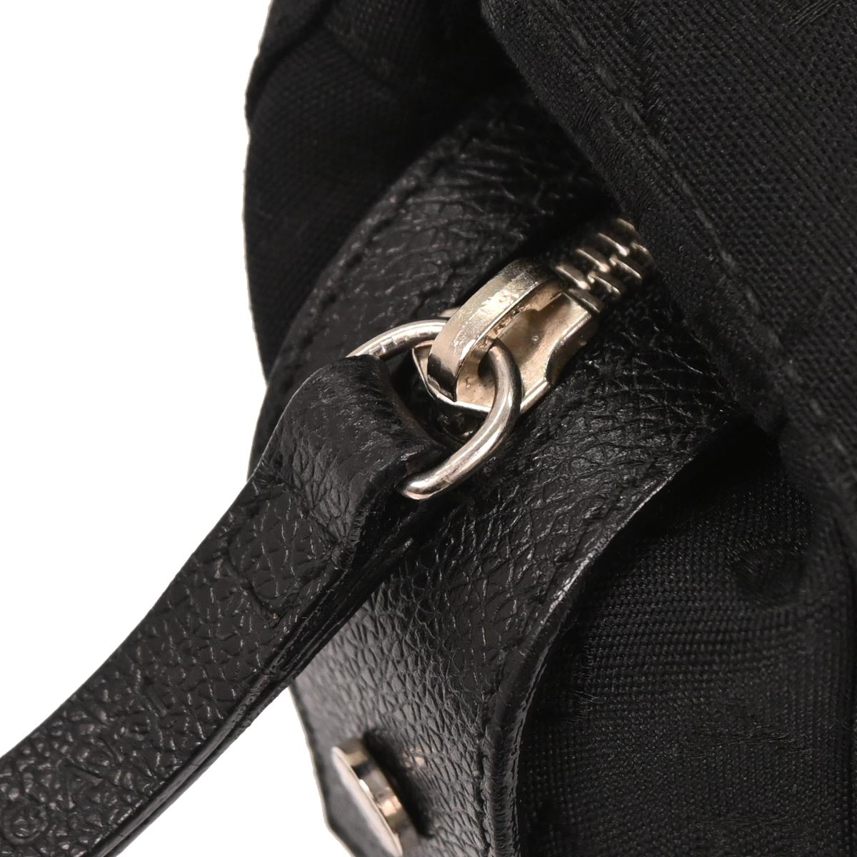 Bvlgari Black Canvas Logomania Handbag