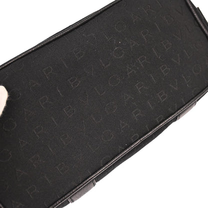 Bvlgari Black Canvas Logomania Handbag