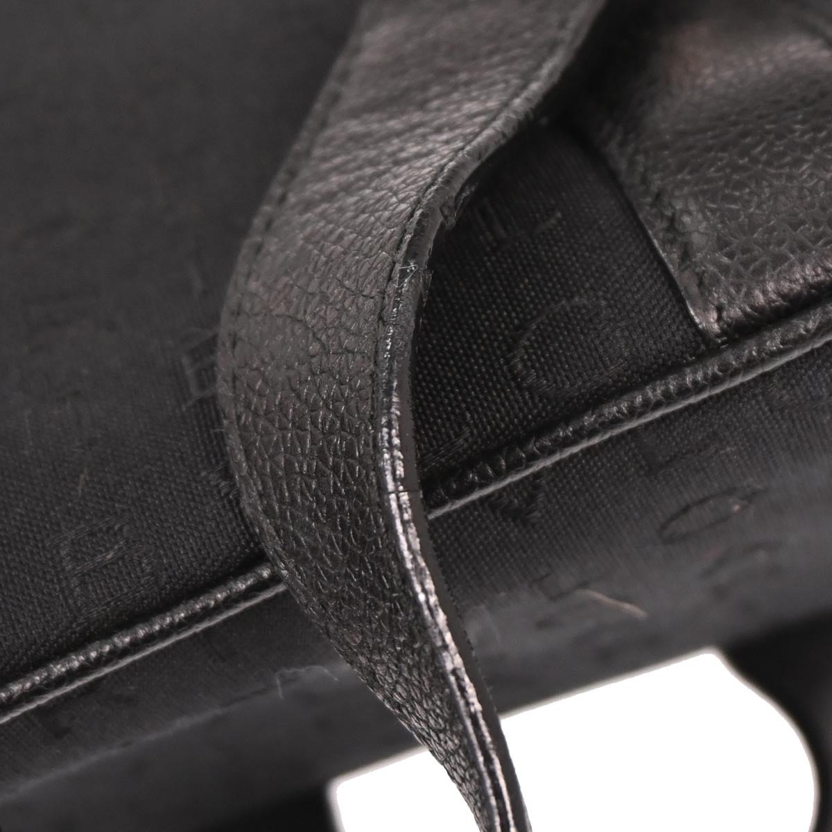 Bvlgari Black Canvas Logomania Handbag