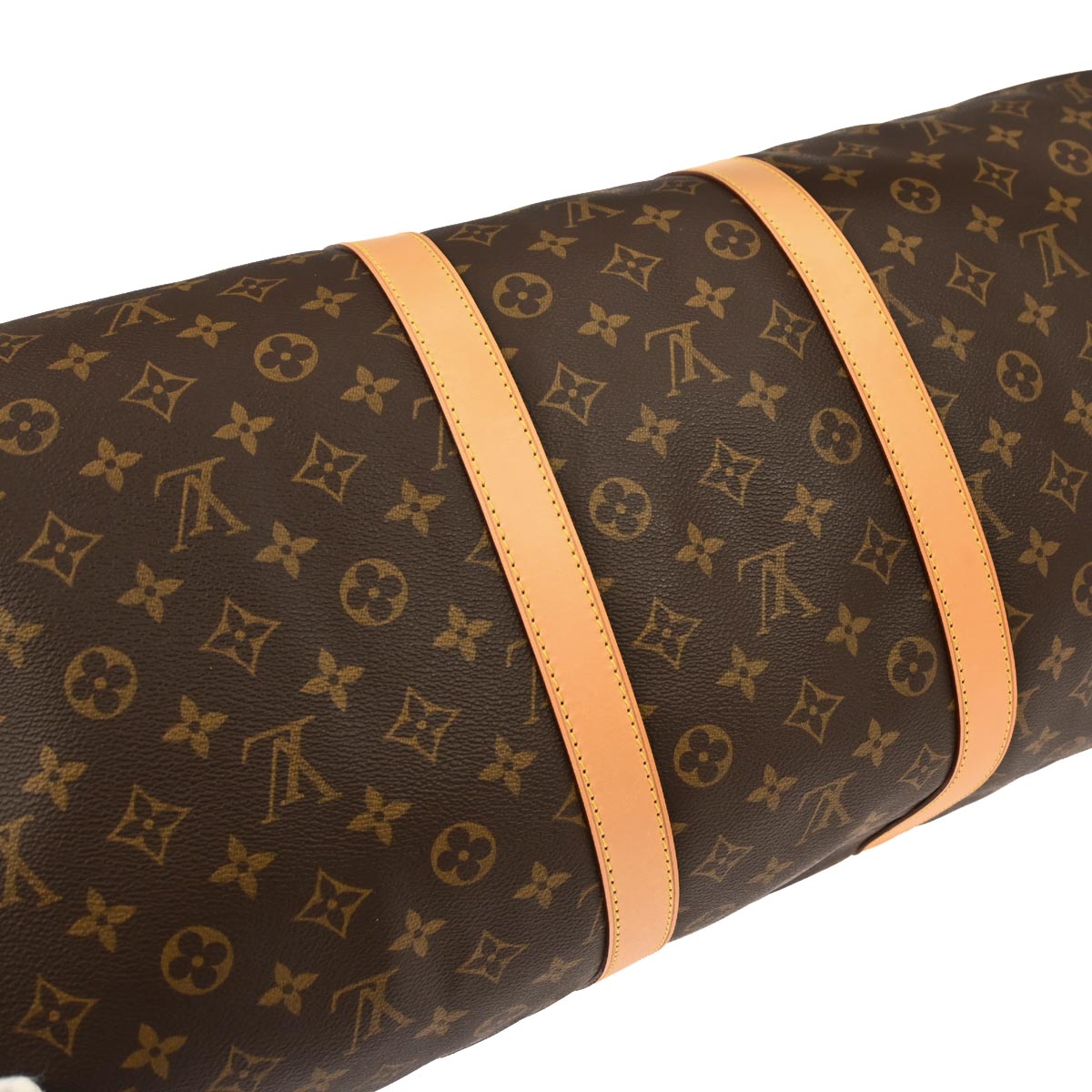 Louis Vuitton Monogram Keepall Bandouliere 55 Travel Bag M41414