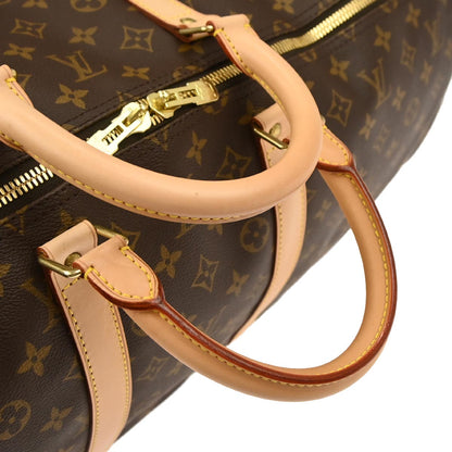 Louis Vuitton Monogram Keepall Bandouliere 55 Travel Bag M41414