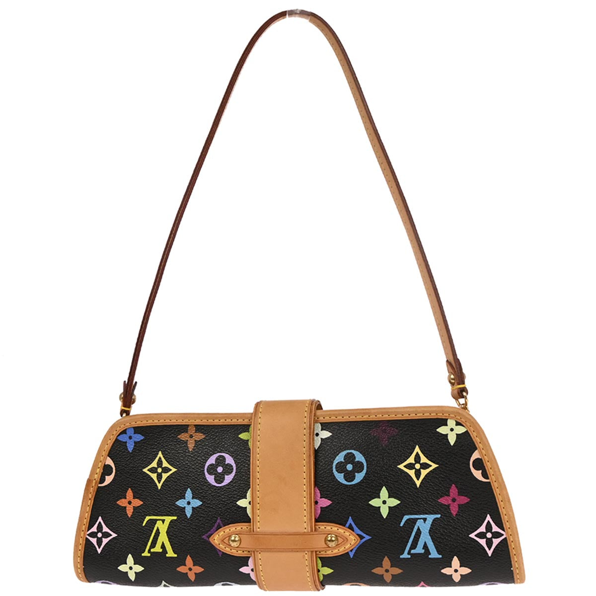 Louis Vuitton Black Multicolor Shirley Shoulder Bag M40050