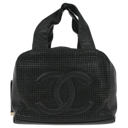 Chanel 2004-2005 Black Caviar Skin Handbag