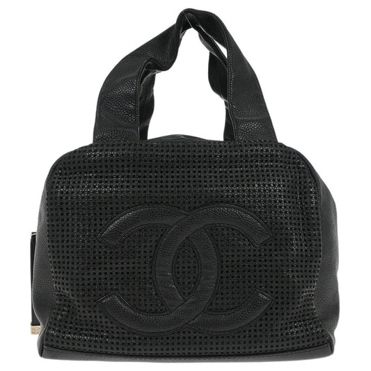 Chanel 2004-2005 Black Caviar Skin Handbag
