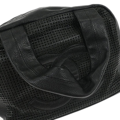 Chanel 2004-2005 Black Caviar Skin Handbag