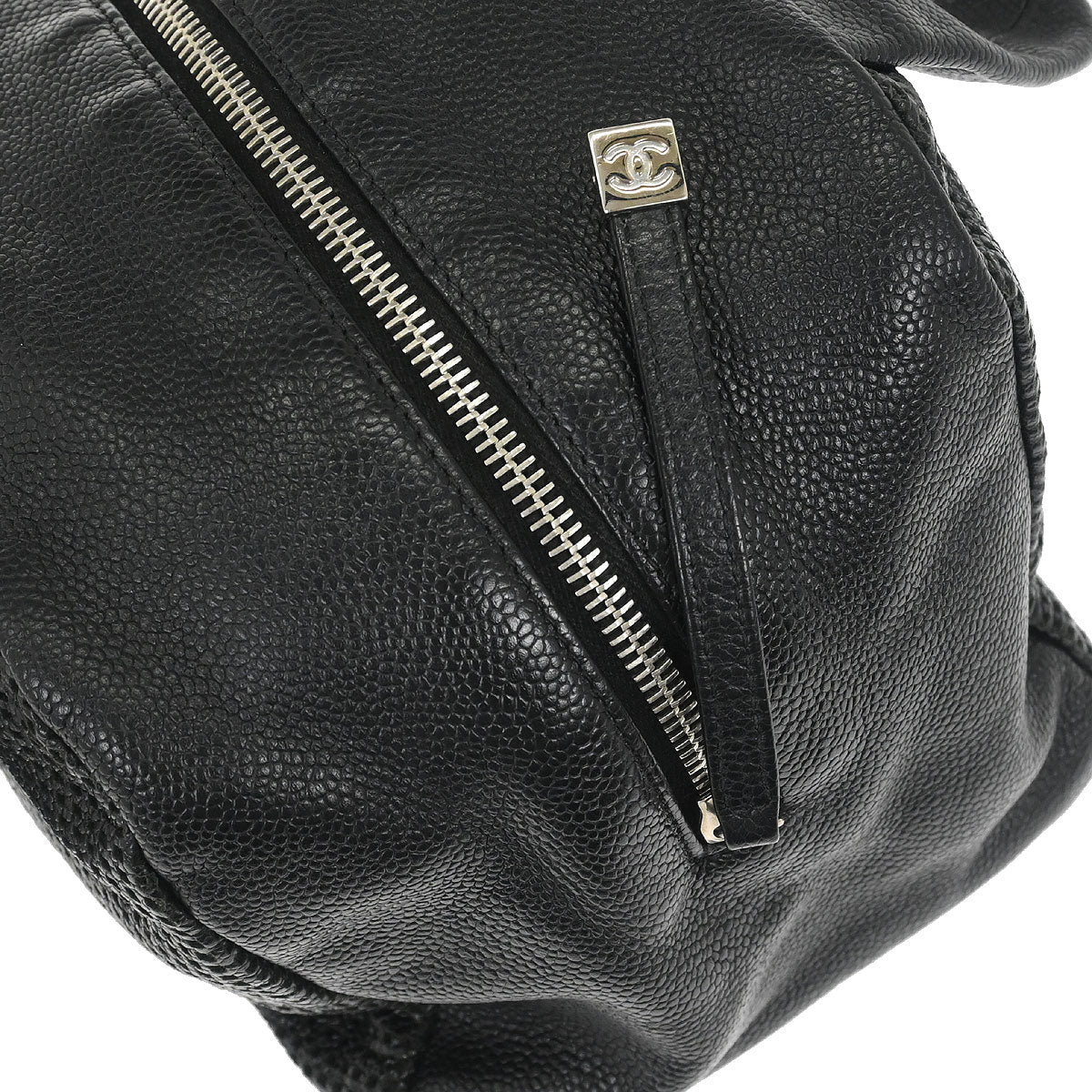 Chanel 2004-2005 Black Caviar Skin Handbag