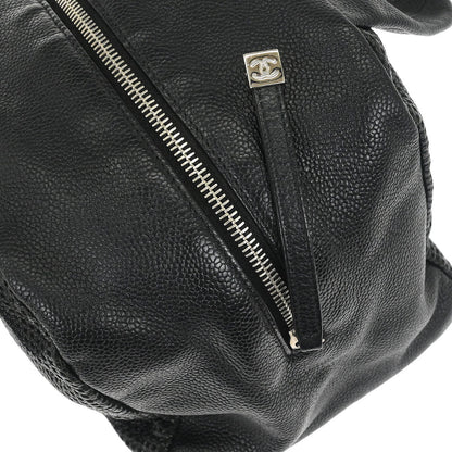 Chanel 2004-2005 Black Caviar Skin Handbag