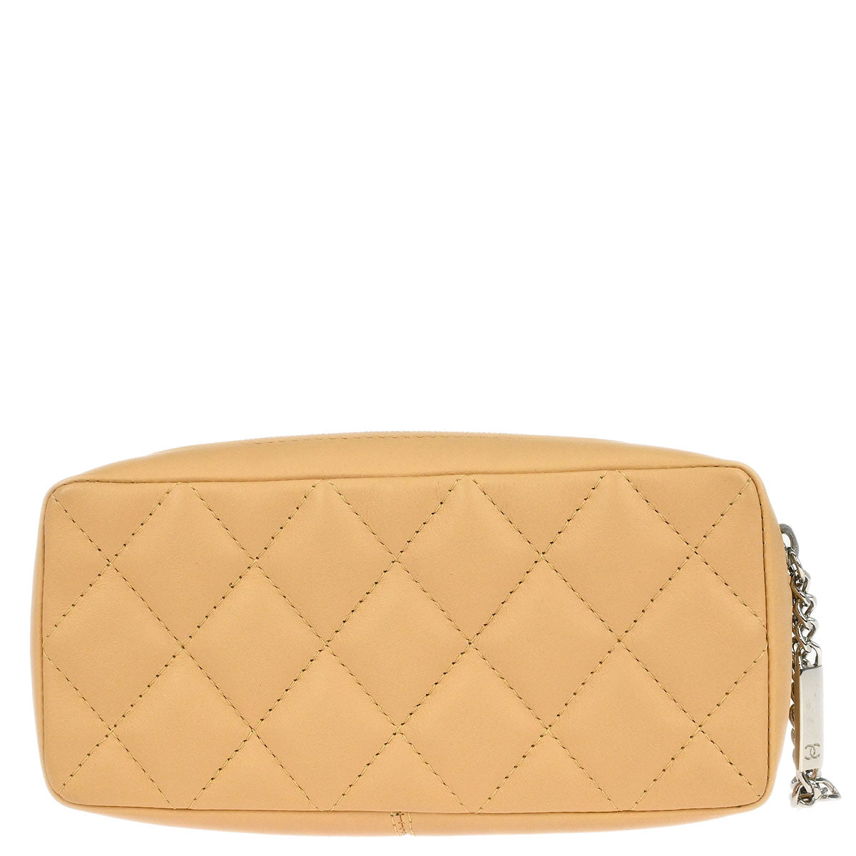 Chanel Beige Calfskin Cambon Ligne Pouch Bag
