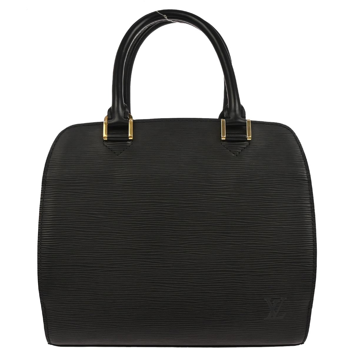 Louis Vuitton 2003 Black Epi Pont Neuf Handbag M52052