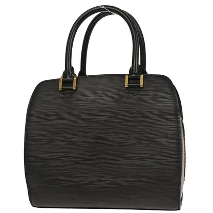 Louis Vuitton 2003 Black Epi Pont Neuf Handbag M52052