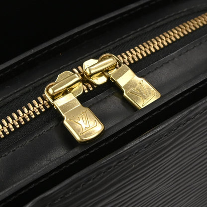 Louis Vuitton 2003 Black Epi Pont Neuf Handbag M52052