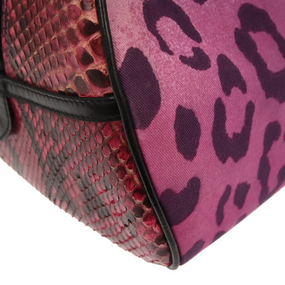 Christian Dior * Pink Python Gambler Dice Handbag