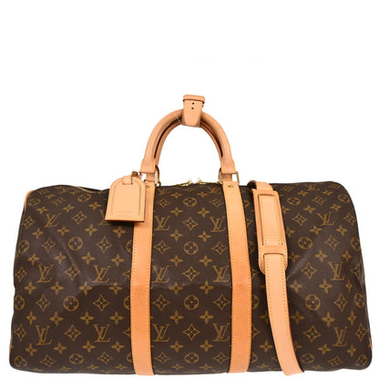 Louis Vuitton Monogram Keepall Bandouliere 50 Duffle Bag M41416