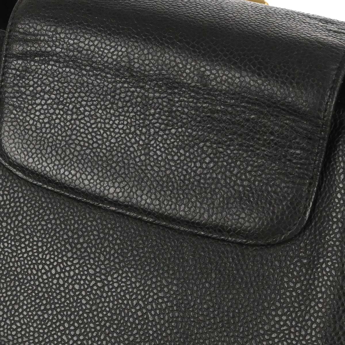 Chanel 1994-1996 Black Caviar Skin Supermodel Tote Shoulder Bag