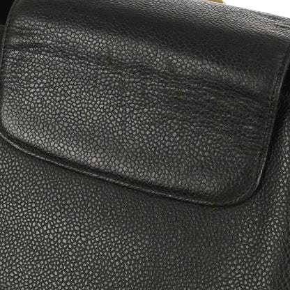 Chanel 1994-1996 Black Caviar Skin Supermodel Tote Shoulder Bag