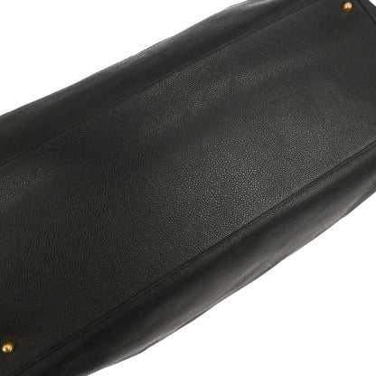 Chanel 1994-1996 Black Caviar Skin Supermodel Tote Shoulder Bag