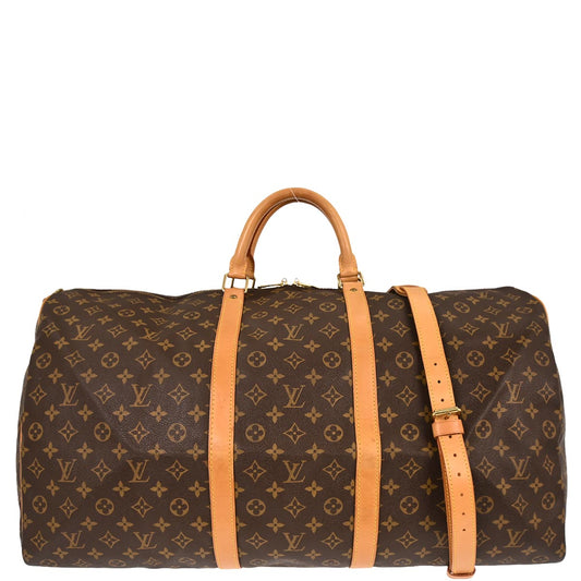 Louis Vuitton Monogram Keepall Bandouliere 60 Duffle Bag M41412