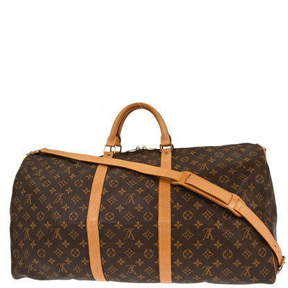 Louis Vuitton Monogram Keepall Bandouliere 60 Duffle Bag M41412