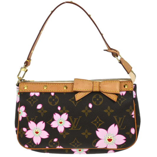 Louis Vuitton 2003 Cherry Blossom Pochette Accessoires Handbag M92006