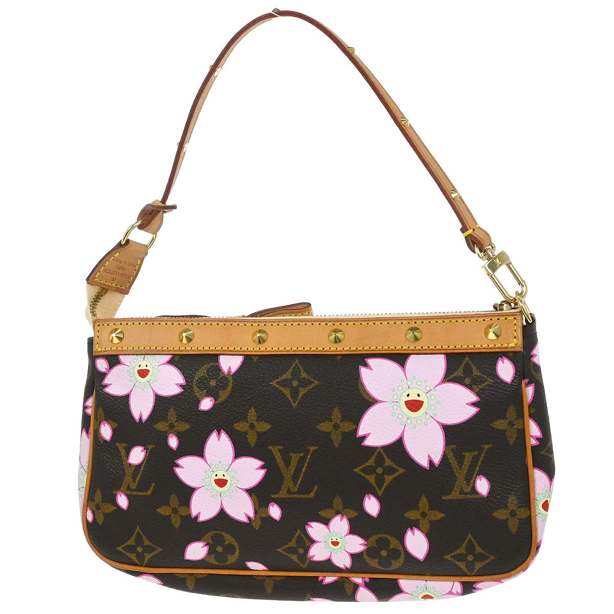Louis Vuitton 2003 Cherry Blossom Pochette Accessoires Handbag M92006