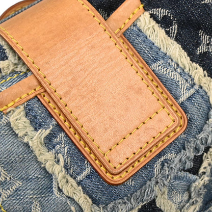 Louis Vuitton Monogram Denim Patchwork Postie 2way Shoulder Handbag M95374