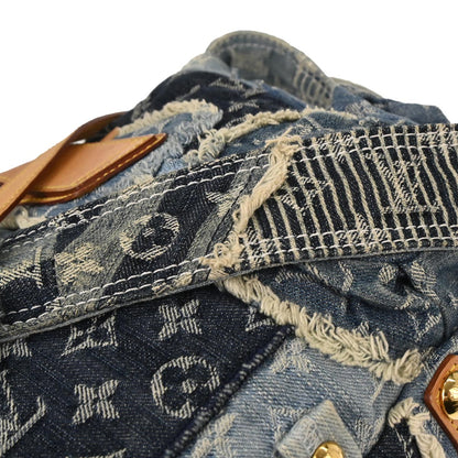 Louis Vuitton Monogram Denim Patchwork Postie 2way Shoulder Handbag M95374