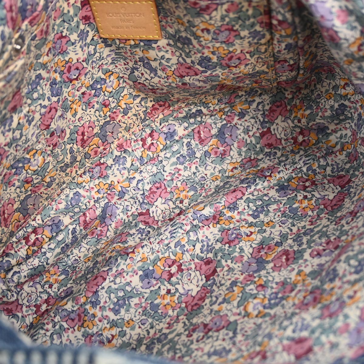 Louis Vuitton Monogram Denim Patchwork Postie 2way Shoulder Handbag M95374