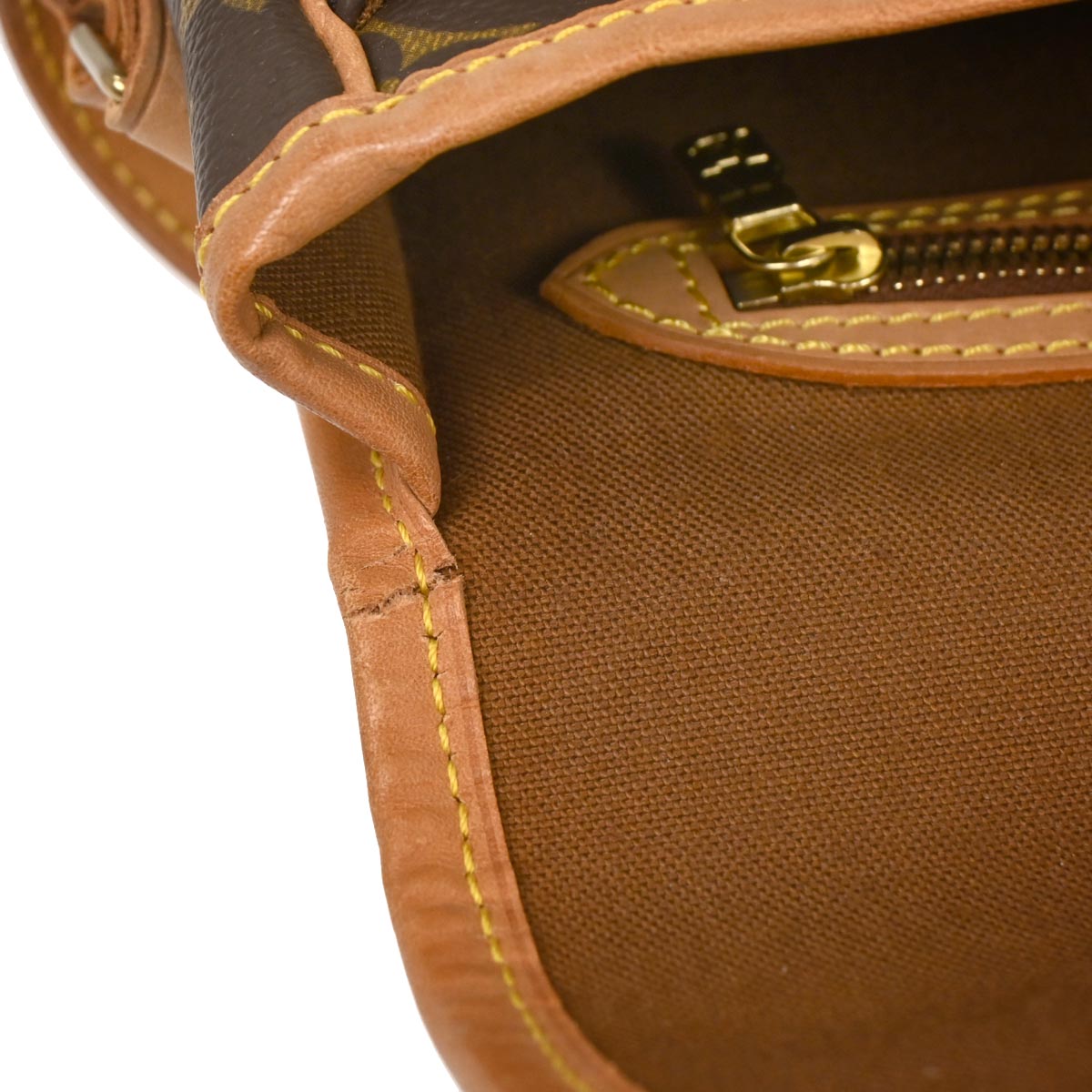 Louis Vuitton Monogram Gibeciere PM Shoulder Bag M42248