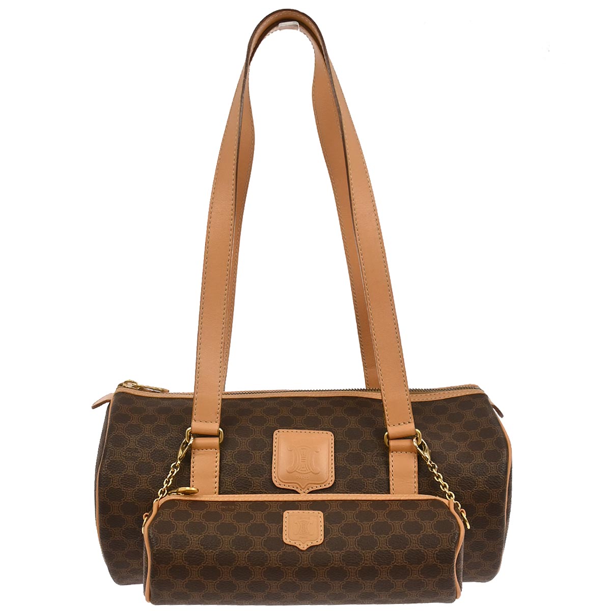 Celine Brown Macadam Handbag