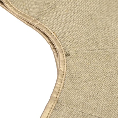 Yves Saint Laurent Beige Canvas Mombasa Handbag