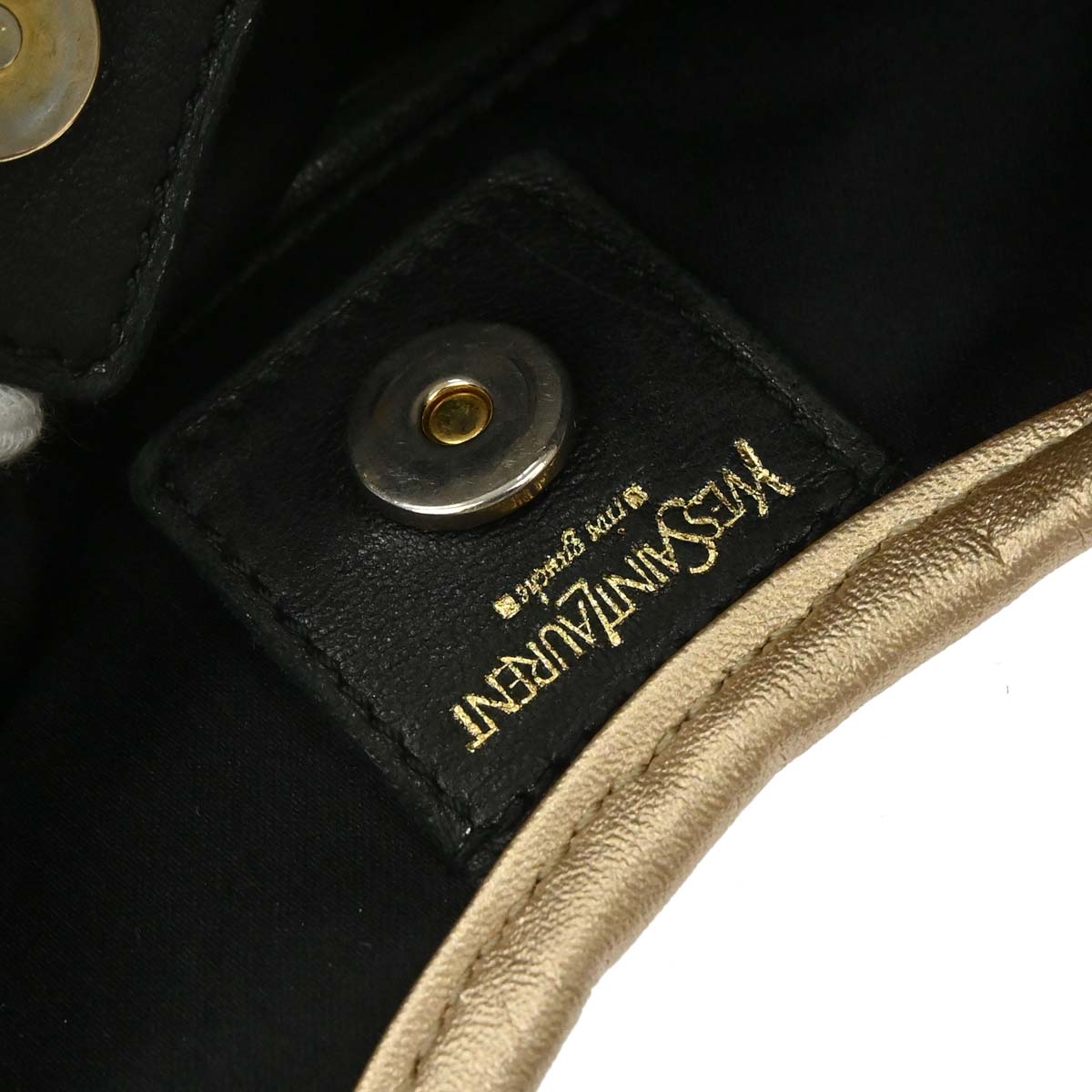 Yves Saint Laurent Beige Canvas Mombasa Handbag