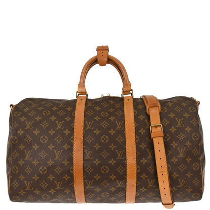 Louis Vuitton Monogram Keepall Bandouliere 50 Duffle Bag M41416