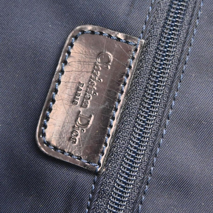 Christian Dior Blue Canvas Denim Print Shoulder Bag