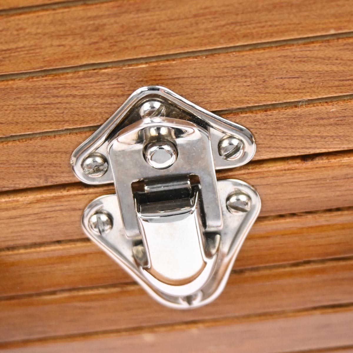 Chanel Brown Black Wood Vanity Handbag Box