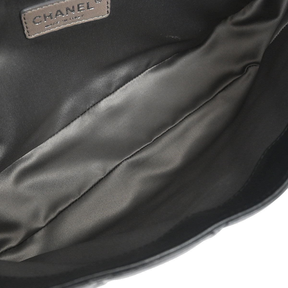 Chanel Black Lambskin Door Latch Handbag