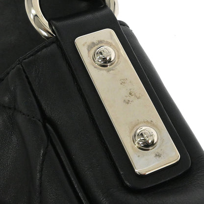Chanel Black Lambskin Door Latch Handbag