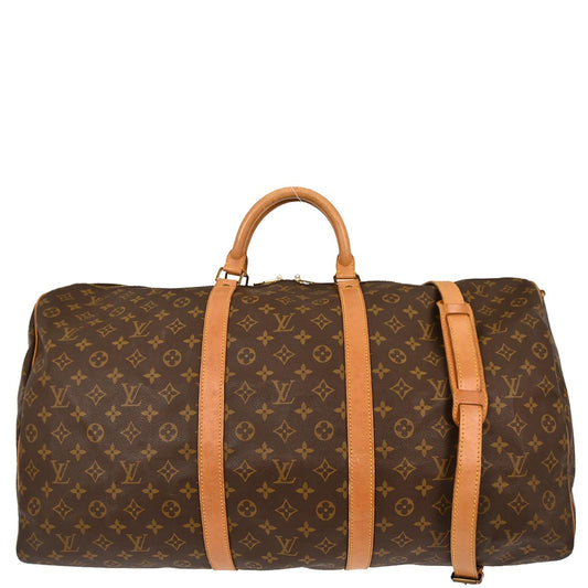 Louis Vuitton Monogram Keepall Bandouliere 60 Duffle Bag M41412