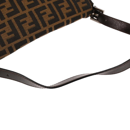 Fendi Brown Zucca Mamma Baguette Handbag
