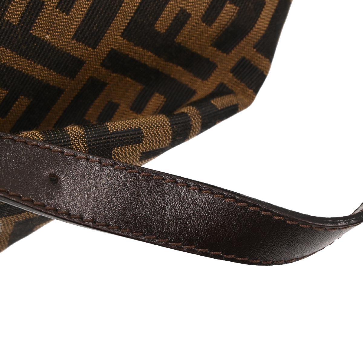 Fendi Brown Zucca Mamma Baguette Handbag