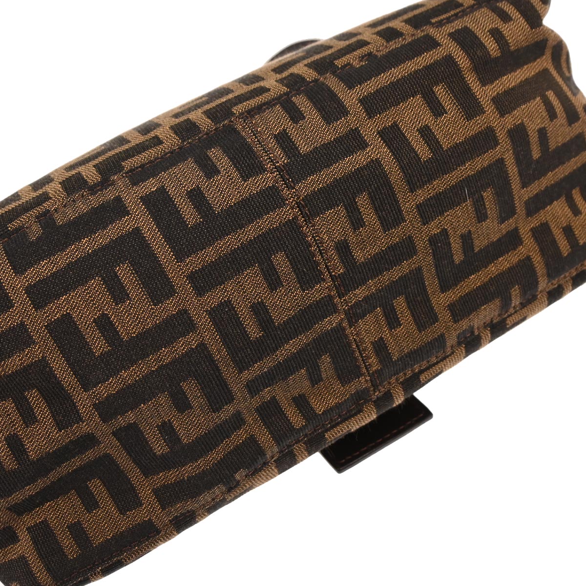 Fendi Brown Zucca Mamma Baguette Handbag