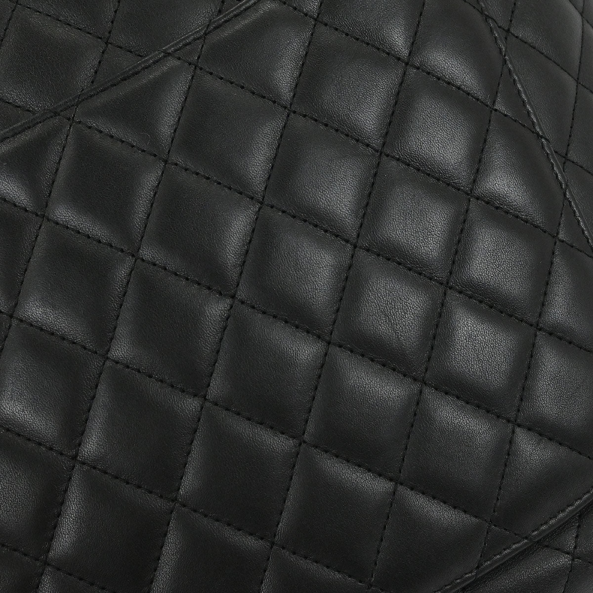 Chanel 2004-2005 Black Calfskin Cambon Ligne Tote Handbag