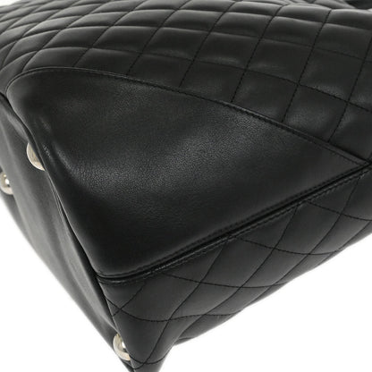 Chanel 2004-2005 Black Calfskin Cambon Ligne Tote Handbag
