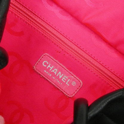 Chanel 2004-2005 Black Calfskin Cambon Ligne Tote Handbag