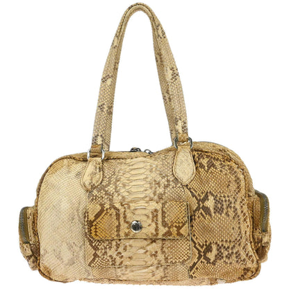 Prada * Beige Python Handbag