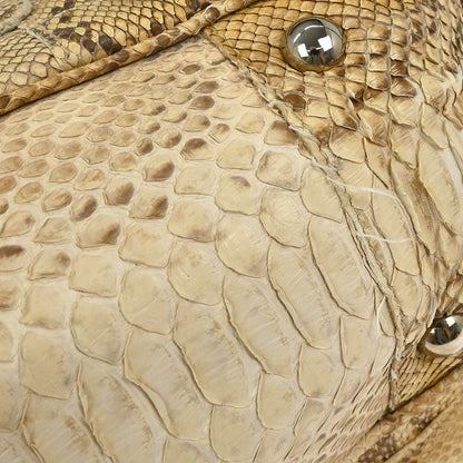 Prada * Beige Python Handbag
